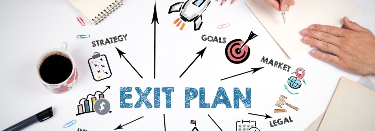Exit Plan concept for business owners
