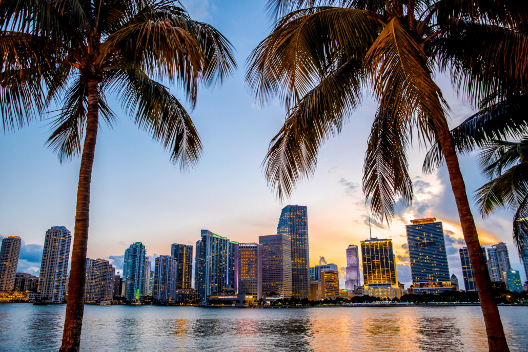 Florida city skyline
