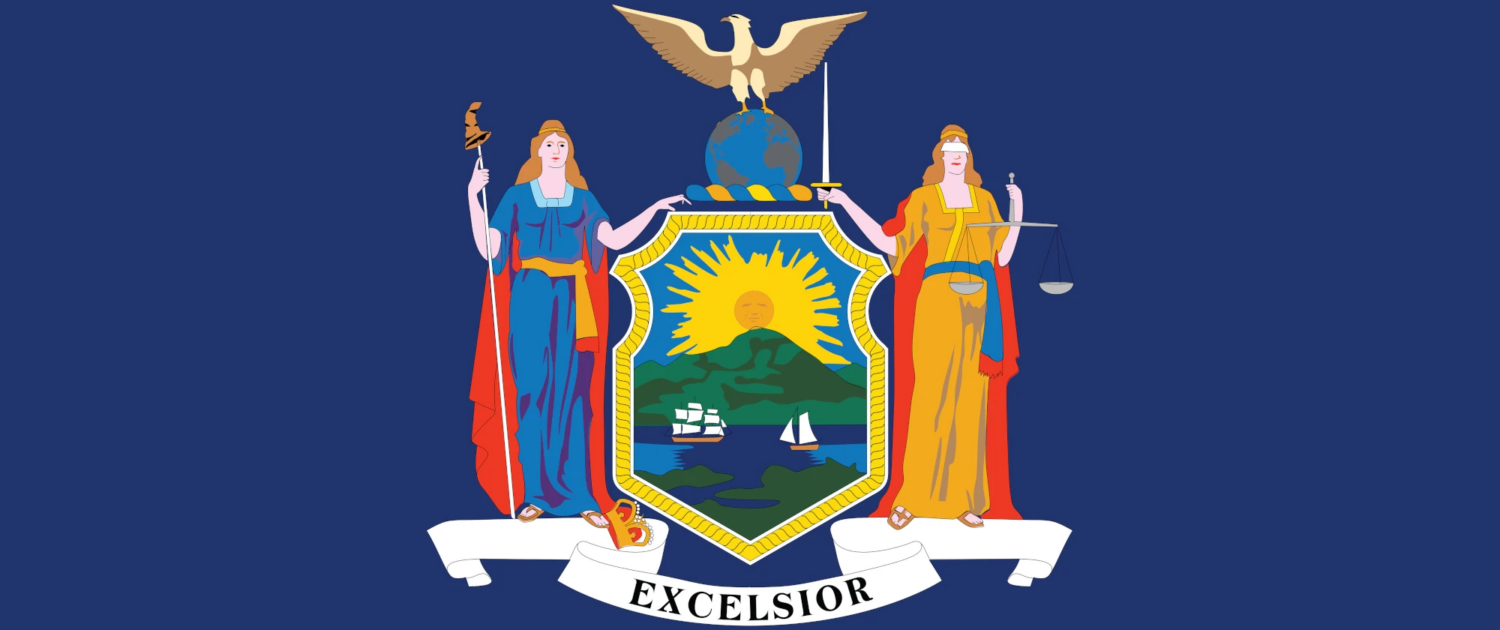 New York State flag New York State flag