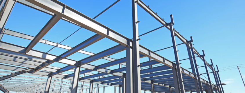Commercial construction company job site