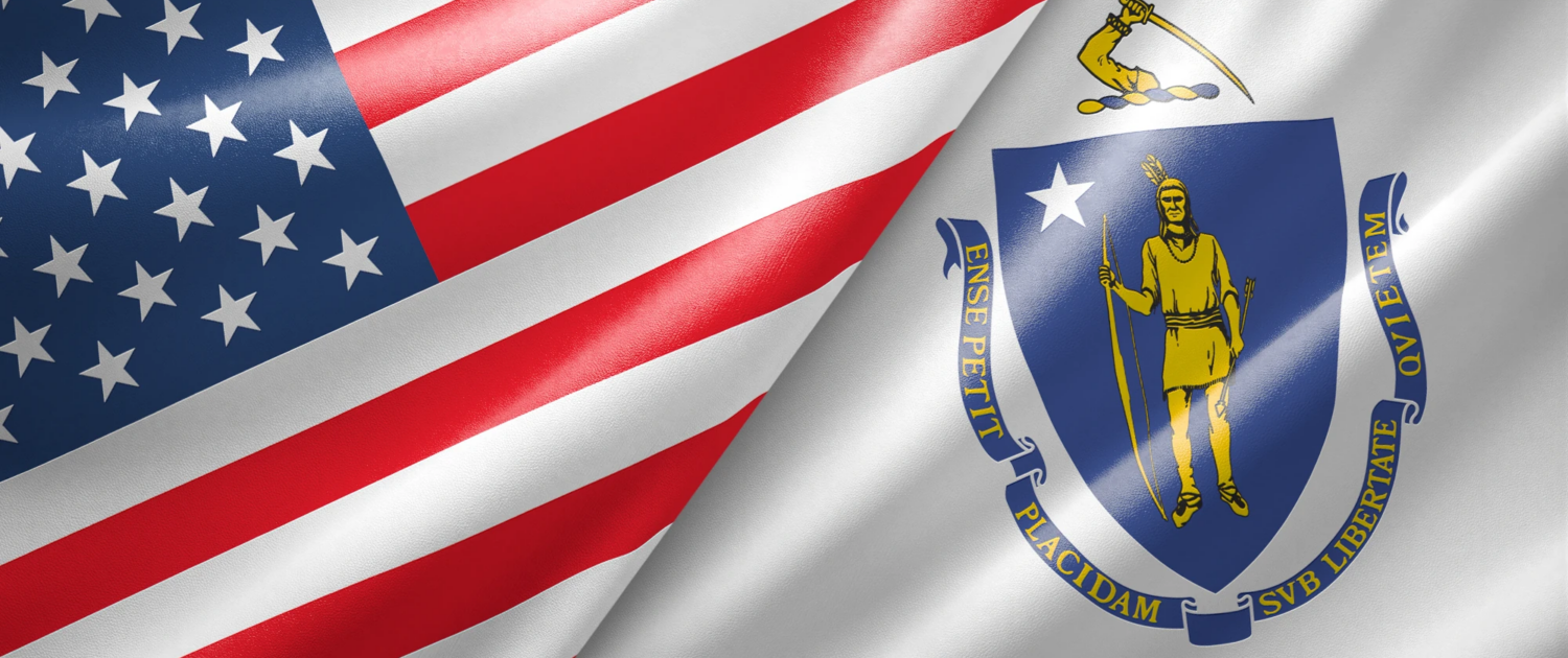 Massachusetts state flag Massachusetts state flag
